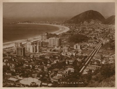 Copacabana, Río de Janeiro (foto b/n) de Brazilian Photographer
