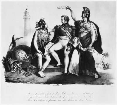 Pedro I (1798-1834) Emperador de Brasil, siglo XIX de Brazilian School