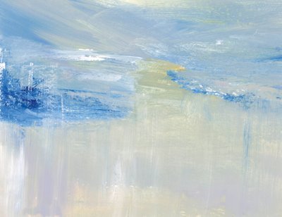 Océano en calma (abstracto) de Breanna Megan Studio