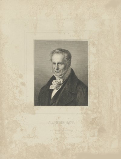 Retrato de Alexander von Humboldt, c. 1850 de Breitkopf and Härtel