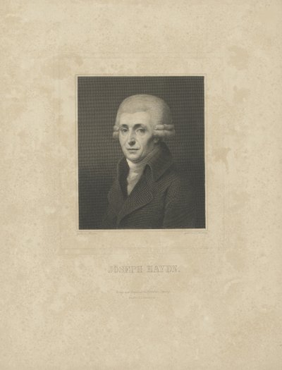 Retrato del compositor Joseph Haydn de Breitkopf and Härtel
