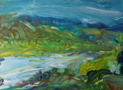 Paisaje del Río Azul II, 1988 de Brenda Brin Booker