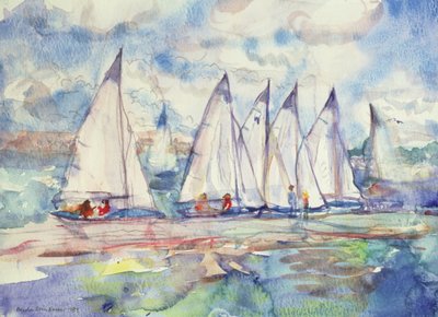 Veleros azules, 1989 de Brenda Brin Booker