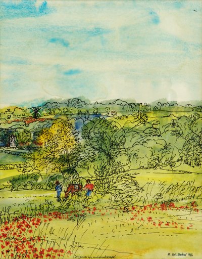 Niños con un Caballo, 1986 de Brenda Brin Booker