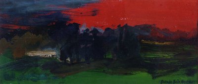 Paisaje con Cielo Rojo de Brenda Brin Booker