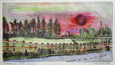 Atardecer, Hedgerley Green de Brenda Brin Booker