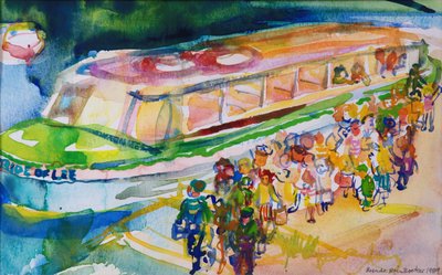 El viaje en barco, 1989 de Brenda Brin Booker