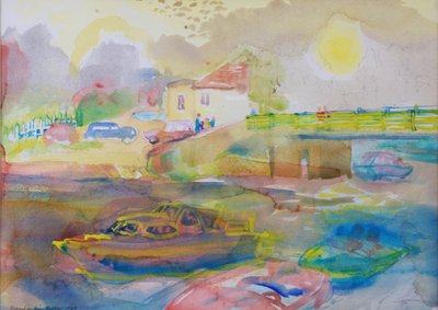 Aldea junto al Río, 1989 de Brenda Brin Booker