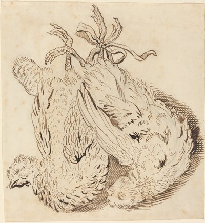 Dos Pollos Muertos de British 18th Century