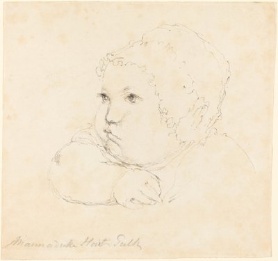 Cabeza de un Niño con Gorro de British 18th Century after John Flaxman
