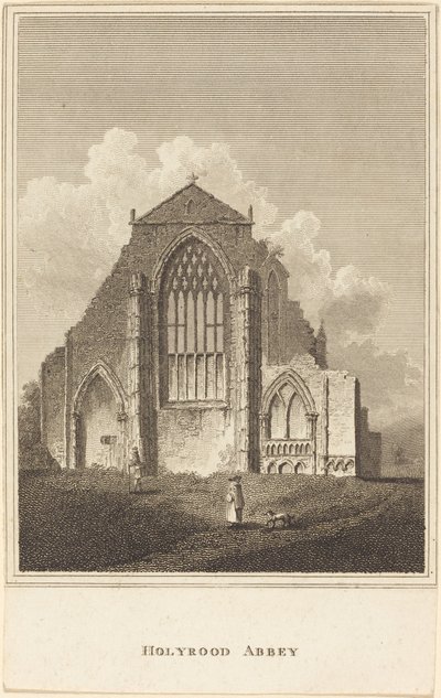 Abadía de Holyrood de British 19th Century