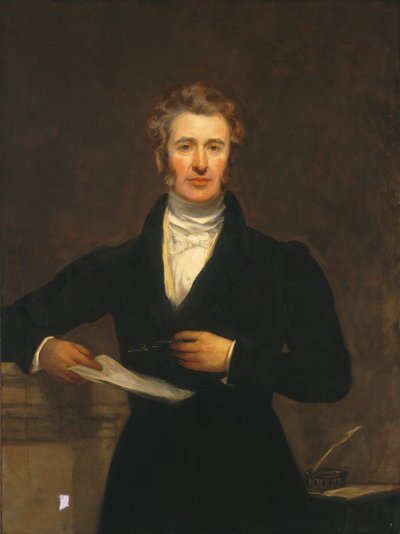 Retrato de un hombre de British 19th Century