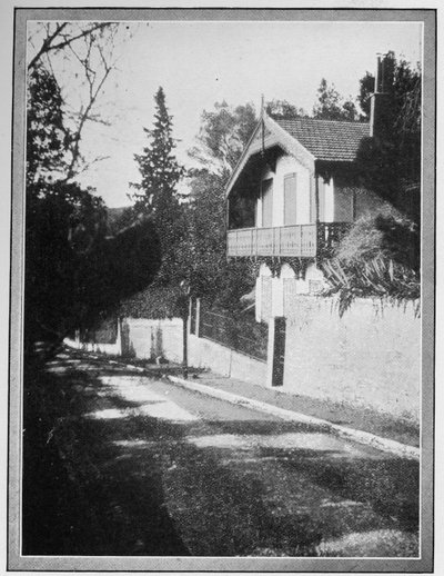 Chalet La Solitude, Hyères, Francia, hogar de Robert Louis Stevenson de 1882-84 de British Photographer