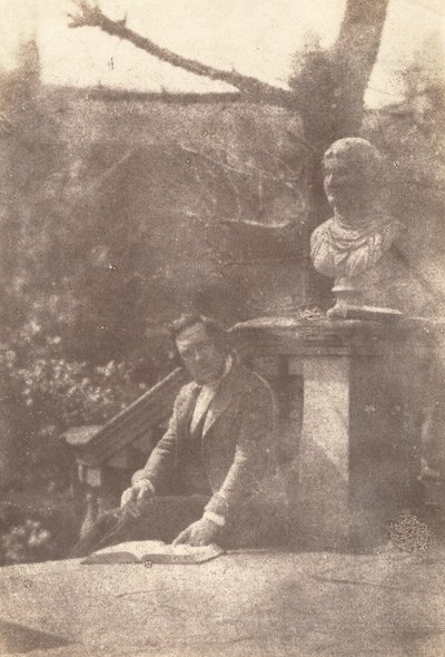 Retrato de hombre,década de 1840 (foto) de British Photographer