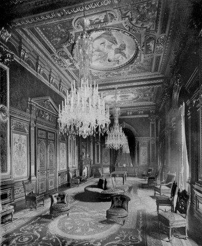 La Sala de Dibujo de Mercers Hall, Ironmonger Lane, Londres, 1890 de British Photographer