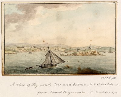 Serie de bocetos, vistas en Gran Bretaña, el continente y América 1772-1778 (acuarela) de British School