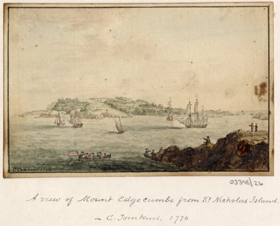 Serie de bocetos, vistas en Gran Bretaña, el continente y América 1772-1778 (acuarela) de British School