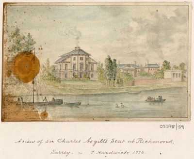 Serie de bocetos, vistas en Gran Bretaña, el continente y América 1772-1778 (acuarela) de British School