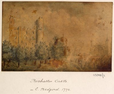 Serie de bocetos, vistas en Gran Bretaña, el continente y América 1772-1778 (acuarela) de British School