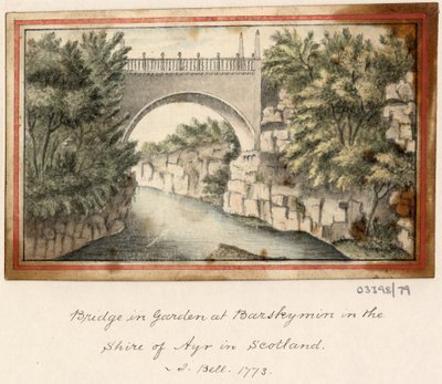 Serie de bocetos, vistas en Gran Bretaña, el continente y América 1772-1778 (acuarela) de British School