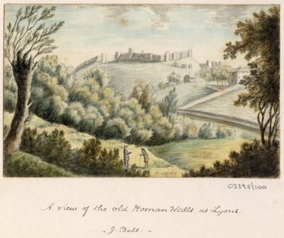 Serie de bocetos, vistas en Gran Bretaña, el continente y América 1772-1778 (acuarela) de British School