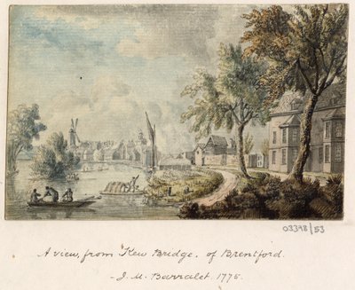 Serie de bocetos, vistas en Gran Bretaña, el continente y América 1772-1778 (acuarela) de British School