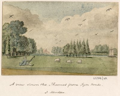 Serie de bocetos, vistas en Gran Bretaña, el continente y América 1772-1778 (acuarela) de British School