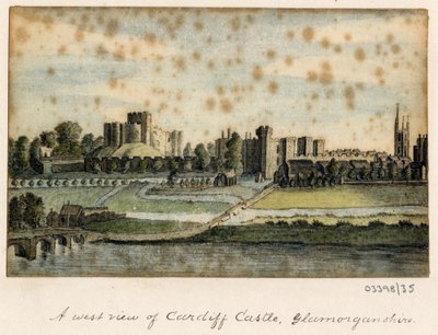 Serie de bocetos, vistas en Gran Bretaña, el continente y América 1772-1778 (acuarela) de British School
