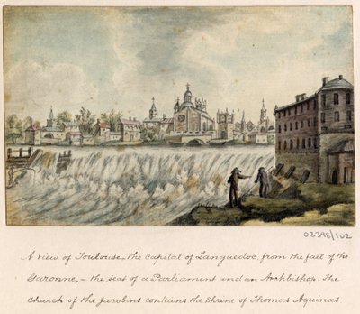 Serie de bocetos, vistas en Gran Bretaña, el continente y América 1772-1778 (acuarela) de British School
