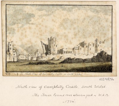 Serie de bocetos, vistas en Gran Bretaña, el continente y América 1772-1778 (acuarela) de British School