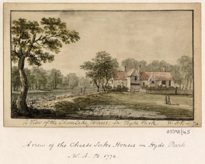 Serie de bocetos, vistas en Gran Bretaña, el continente y América 1772-1778 (acuarela) de British School