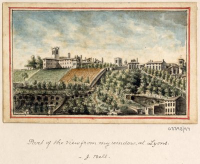 Serie de bocetos, vistas en Gran Bretaña, el continente y América 1772-1778 (acuarela) de British School