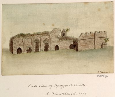 Serie de bocetos, vistas en Gran Bretaña, el continente y América 1772-1778 (acuarela) de British School