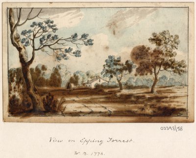 Serie de bocetos, vistas en Gran Bretaña, el continente y América 1772-1778 (acuarela) de British School