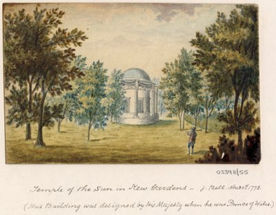 Serie de bocetos, vistas en Gran Bretaña, el continente y América 1772-1778 (acuarela) de British School