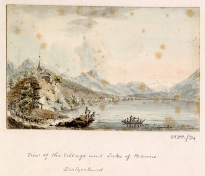A series of sketches, views in Great Britain, the Continent and America 1772-1778 (acuarela) de British School