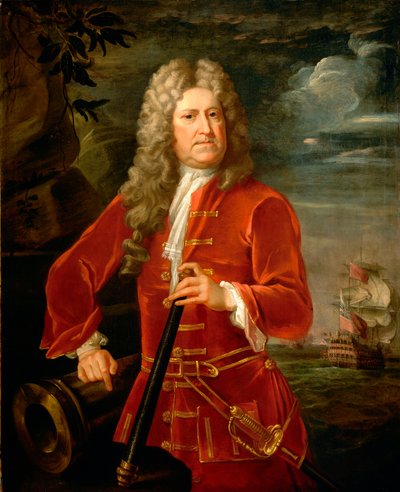 Almirante Nicholas Haddock (1686-1746), c.1742-43 (óleo sobre lienzo) de British School