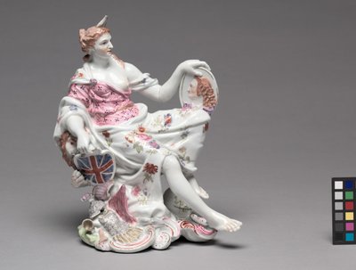 Britannia, Fábrica de Porcelana Longton Hall, c.1756 de British School
