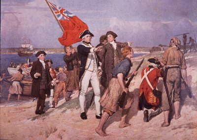 El Capitán James Cook desembarca en Australia de British School