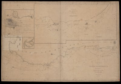Carta de Terra Australis por M Flinders, Comandante de la Balandra de Su Majestad, 