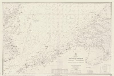 Mapa de la zona de Dover y Calais a Orfordness de British School
