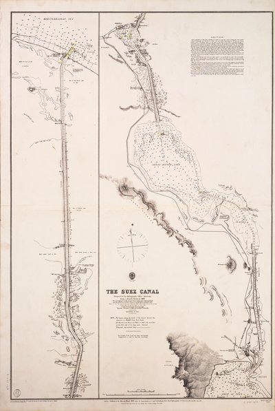 Carta del Canal de Suez de British School