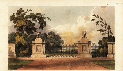Diseño para la entrada de un parque de la Regencia de British School