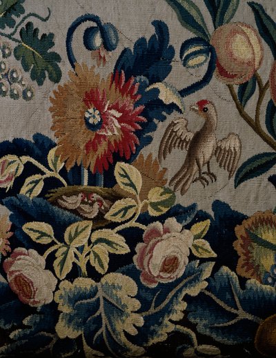 Patrón floral, (detalle) de British School