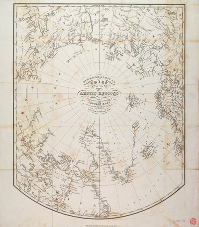 Carta hidrográfica de las regiones árticas de British School