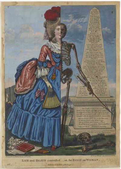 Vida y muerte contrastadas, o Un ensayo sobre la mujer de British School