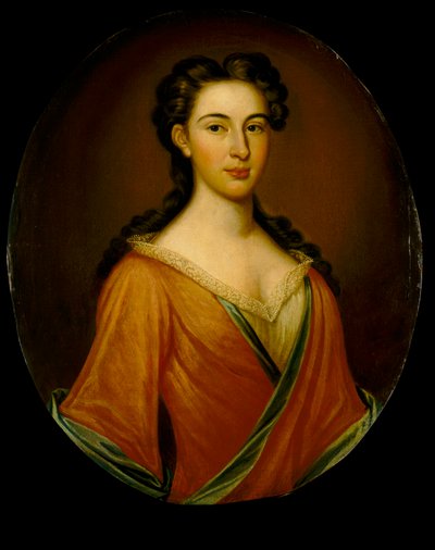 Sra. de Edmund Nelson (1698-1789), c.1720 (óleo sobre lienzo) de British School