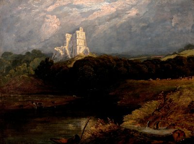 Castillo de Norham, Northumberland (óleo sobre lienzo) de British School