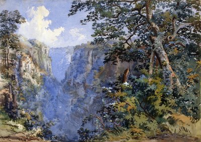 Pachmarhi, Madhya Pradesh (acuarela) de British School