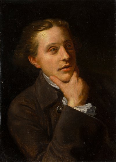 Estudio de retrato de un hombre de British School